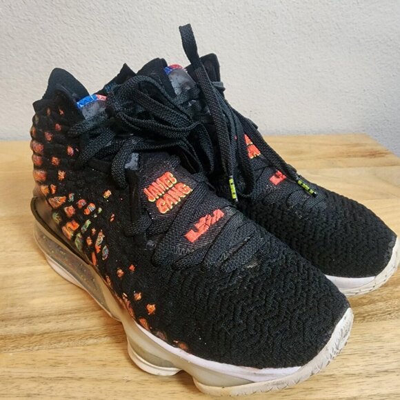 Nike LeBron 17 Shoes Mens Size 6.5 James Gang Black Multicolor BQ3177-005 main image 4